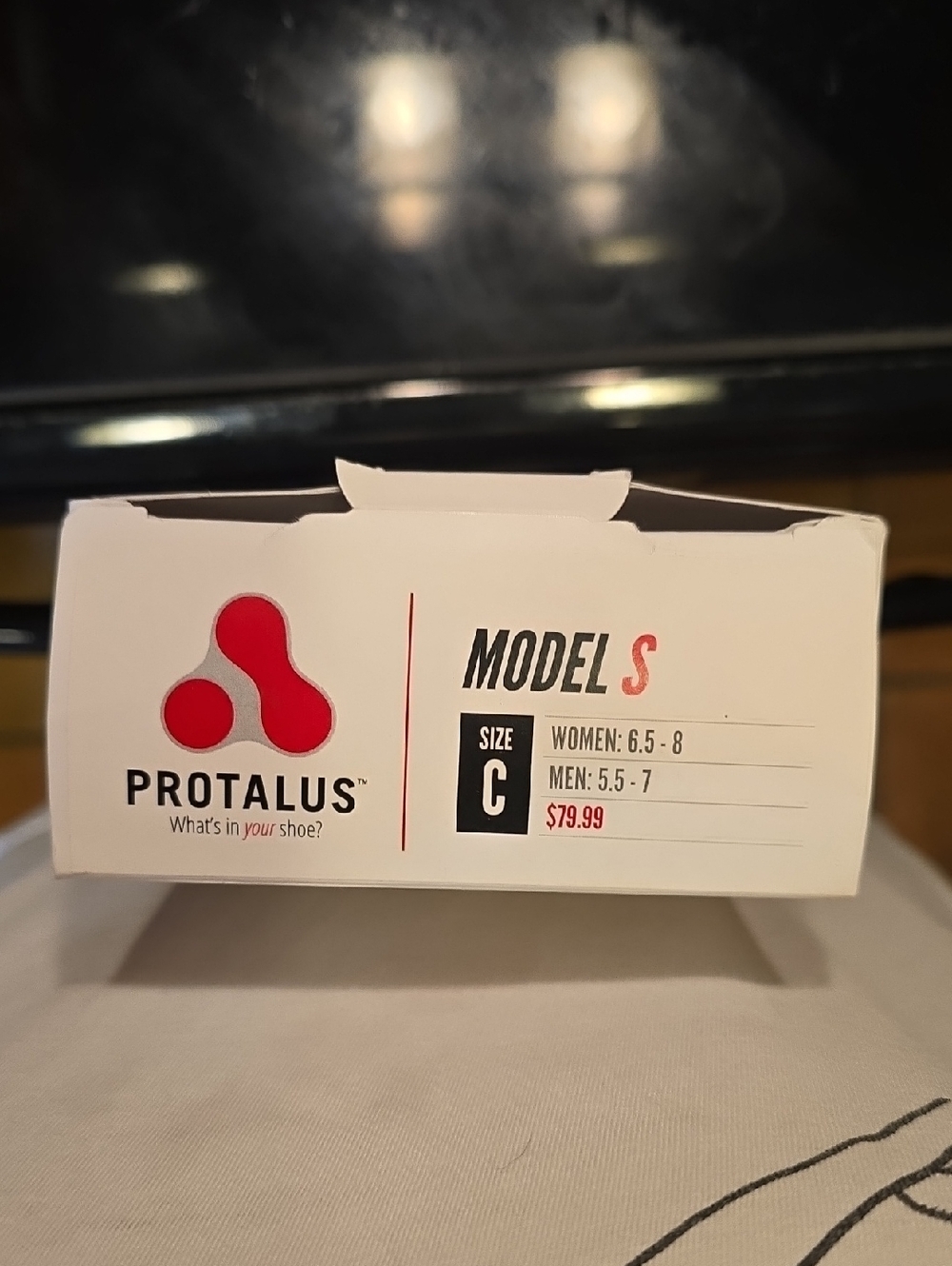 Protalus Model S Shoe Inserts Size: C Women: 6.5-8 Men: 5.5-7 2 Sets New